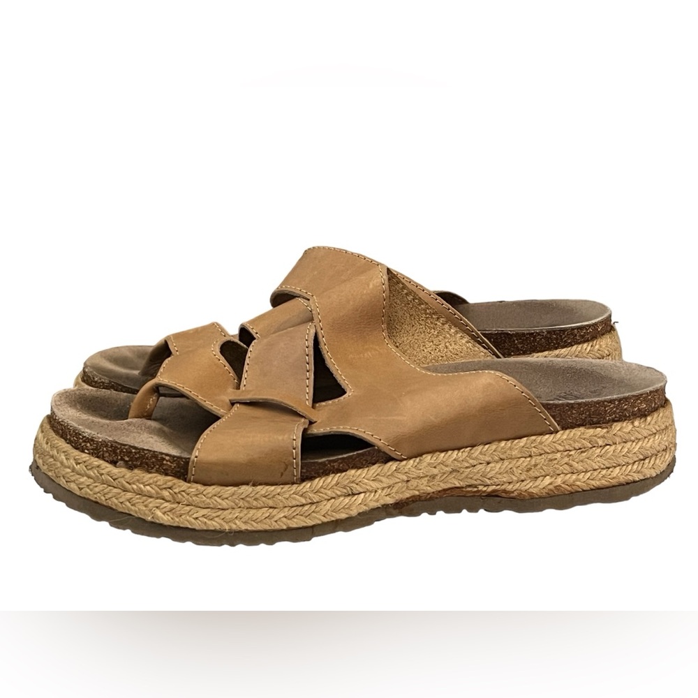 Brown Rope Wedge Sandals Women’s